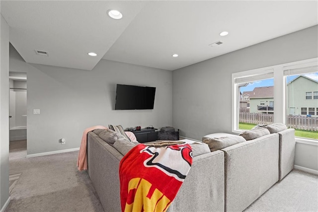 16025 Craig St, Basehor, KS 66007 - carpeted living area with baseboards and recessed lighting