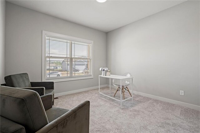 1532 SW Arbor Valley Dr, Lees Summit, MO 64082 - carpeted home office featuring baseboards