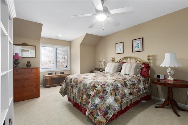 4704 SW Gull Point Dr, Lees Summit, MO 64082 - carpeted bedroom featuring ceiling fan and baseboards