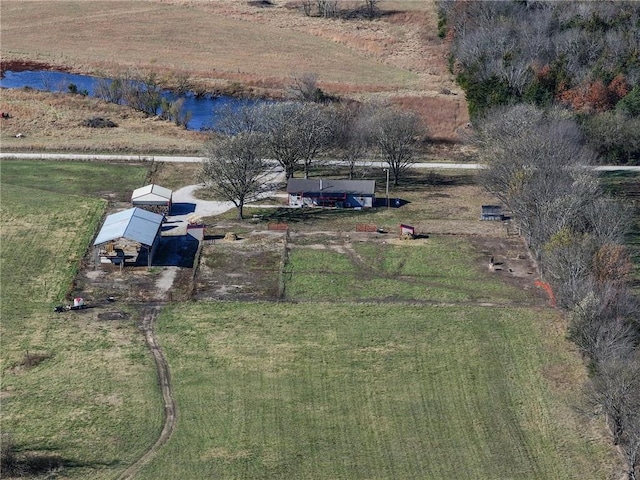 6721 S Read Rd Unit 1, Pleasanton, KS 66075 - overview of rural landscape featuring a large body of water