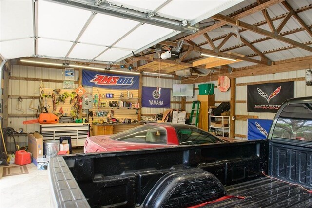 6721 S Read Rd Unit 1, Pleasanton, KS 66075 - view of garage