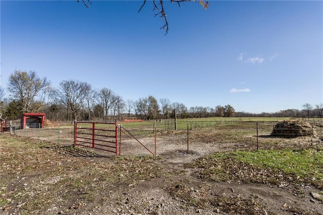 6721 S Read Rd Unit 1, Pleasanton, KS 66075 - view of yard with a view of rural / pastoral area and fence