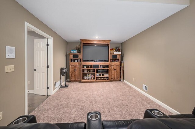 9500 Georgia Ave, Kansas City, KS 66109 - carpeted living room featuring baseboards and recessed lighting