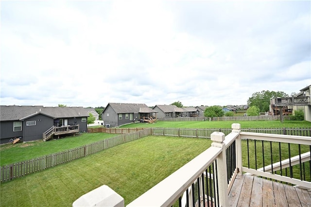8941 NE 116th Pl, Kansas City, MO 64157 - view of yard featuring a residential view and a deck