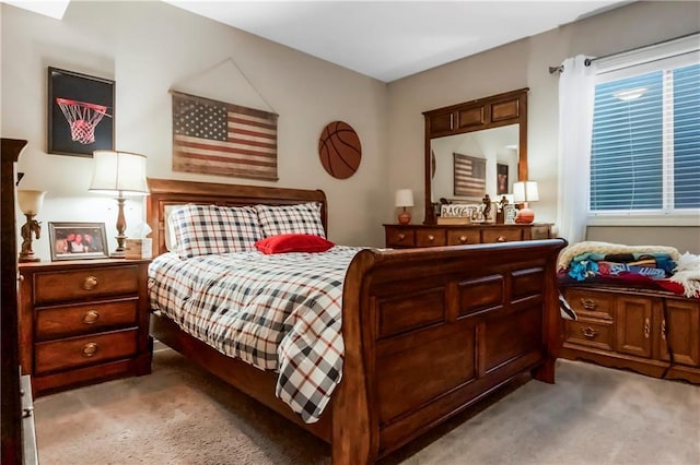 bedroom featuring carpet floors