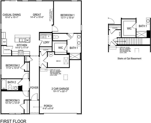 2114 Creek View Ln, Raymore, MO 64083 - floor plan / room layout