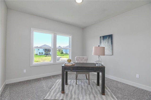 5854 Mccormick Dr, Shawnee, KS 66226 - carpeted home office featuring baseboards