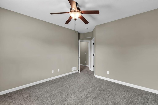 12750 N Arbor Way, Platte City, MO 64079 - carpeted empty room featuring baseboards and ceiling fan
