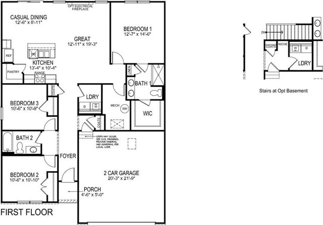 2206 Creek View Ln, Raymore, MO 64083 - home floor plan