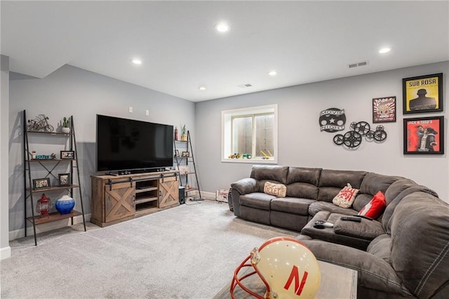 25205 W 97th Ter, Lenexa, KS 66227 - living room with carpet and recessed lighting