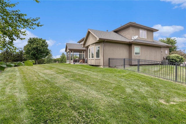 25205 W 97th Ter, Lenexa, KS 66227 - view of home's exterior featuring a sunroom