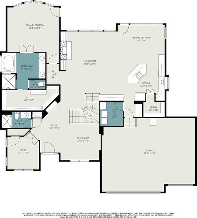 25205 W 97th Ter, Lenexa, KS 66227 - view of home floor plan