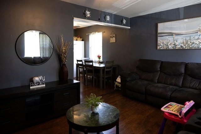 108 N Evanston Ave, Independence, MO 64053 - living room with dark wood finished floors