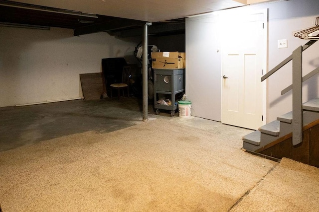 108 N Evanston Ave, Independence, MO 64053 - finished below grade area with stairway