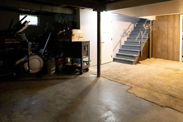 108 N Evanston Ave, Independence, MO 64053 - below grade area featuring stairs