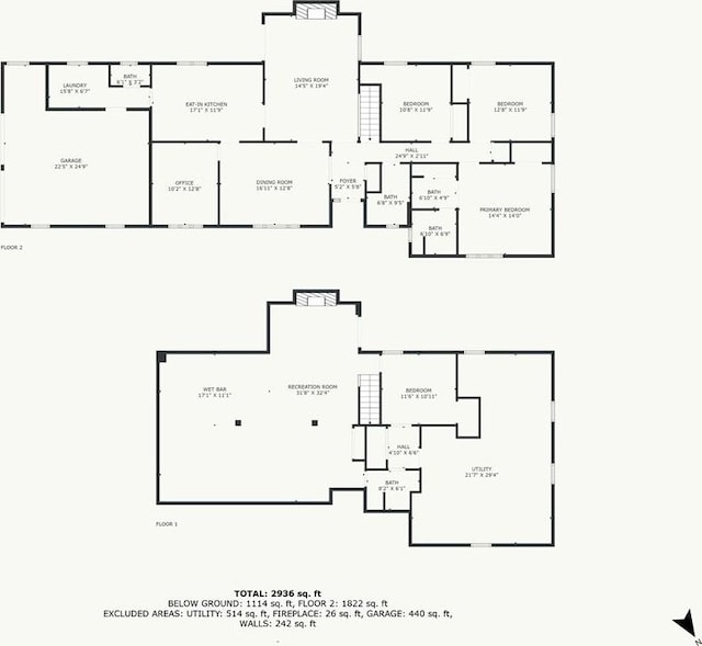 4212 NW Briarcliff Ln, Kansas City, MO 64116 - home floor plan