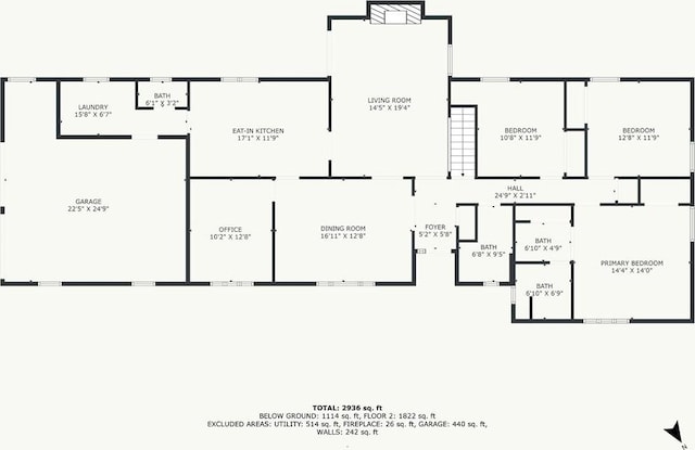 4212 NW Briarcliff Ln, Kansas City, MO 64116 - home floor plan