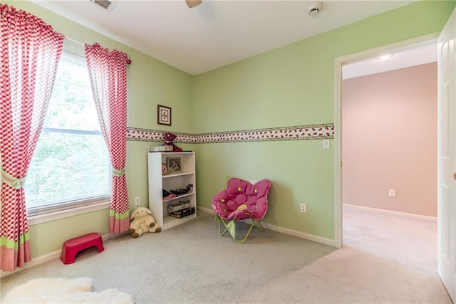 13238 Reeder St, Overland Park, KS 66213 - playroom with carpet floors, plenty of natural light, and baseboards