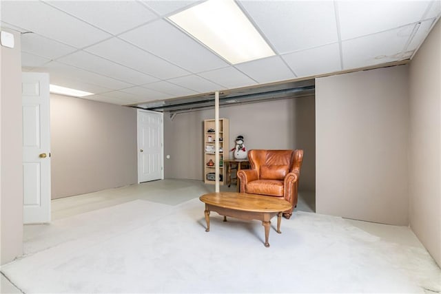 13238 Reeder St, Overland Park, KS 66213 - living area with a paneled ceiling