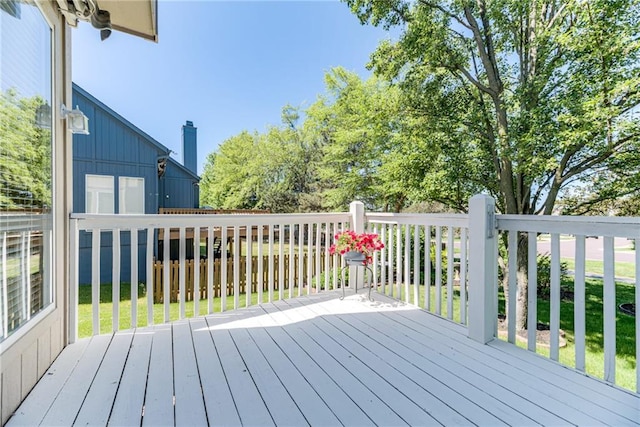 13238 Reeder St, Overland Park, KS 66213 - view of wooden deck