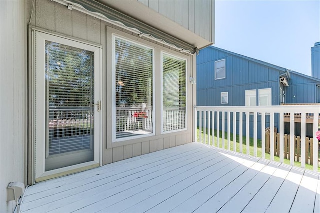 13238 Reeder St, Overland Park, KS 66213 - view of wooden deck
