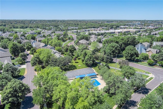 13238 Reeder St, Overland Park, KS 66213 - aerial view of a pool
