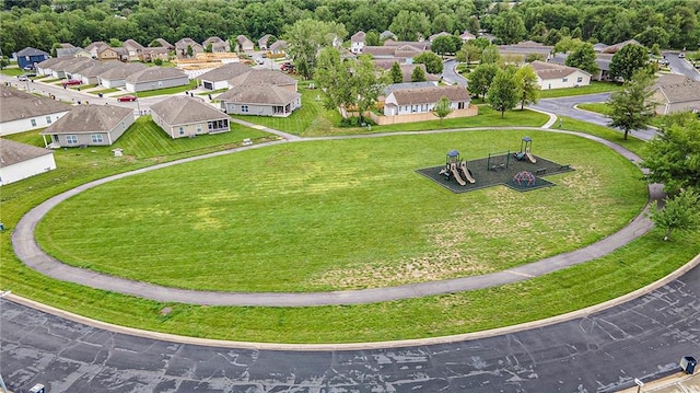 7812 NW 124th St, Kansas City, MO 64163 - aerial perspective of suburban area