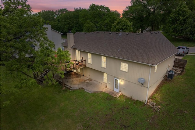 13825 Woodmont Ave, Bonner Springs, KS 66012 - aerial view of property and surrounding area featuring a tree filled landscape