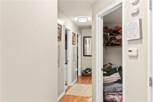 15205 E 40th St S, Independence, MO 64055 - hallway featuring wood finished floors