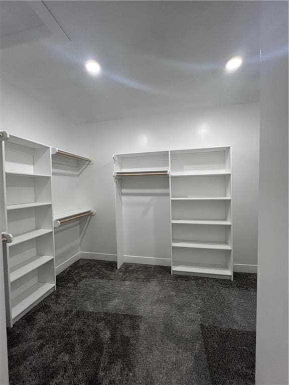 2320 NE 72nd St, Kansas City, MO 64118 - walk in closet with dark carpet