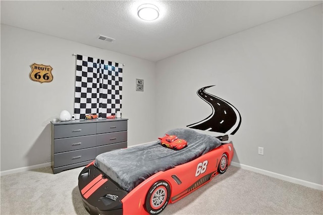 19629 W 196th St, Spring Hill, KS 66083 - bedroom featuring carpet flooring, baseboards, and a textured ceiling