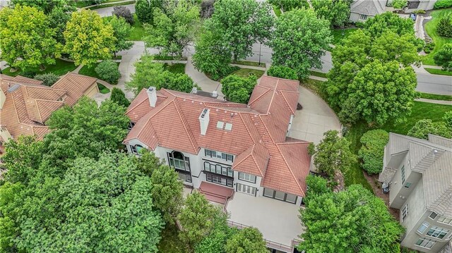 3109 W 118th St, Leawood, KS 66211 - aerial view