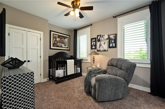 16812 Gillette St, Overland Park, KS 66221 - bedroom featuring carpet, baseboards, and a closet