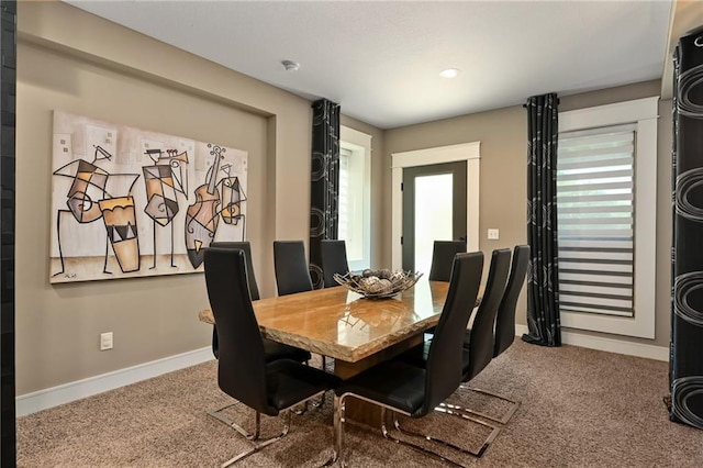 16812 Gillette St, Overland Park, KS 66221 - carpeted dining room with baseboards