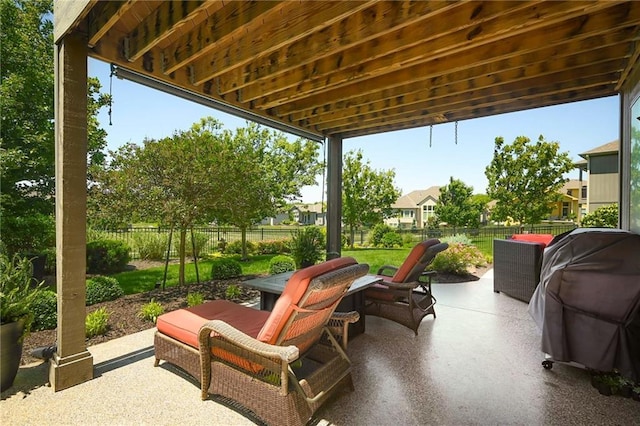 16812 Gillette St, Overland Park, KS 66221 - fenced backyard with a patio