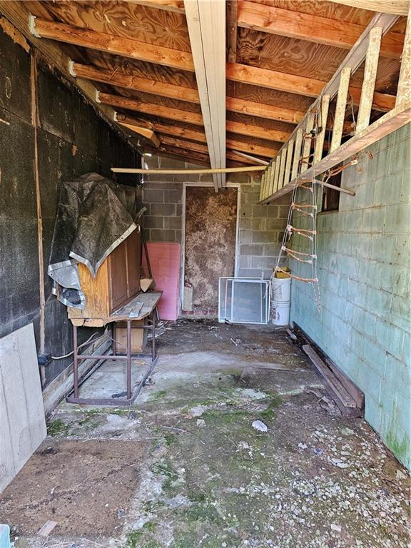 W 83rd St Unit 30720, De Soto, KS 66018 - miscellaneous room with concrete block wall