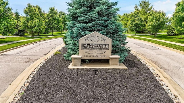 9305 SW Sushi Cir, Lees Summit, MO 64064 - community / neighborhood sign featuring view of scattered trees