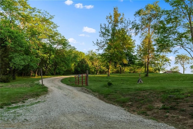 9425 NE 188th St, Trimble, MO 64492 - view of property's community with a lawn and gravel driveway