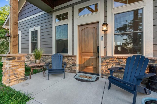 9425 NE 188th St, Trimble, MO 64492 - entrance to property with stone siding
