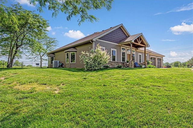 9425 NE 188th St, Trimble, MO 64492 - view of side of property featuring a garage and a yard