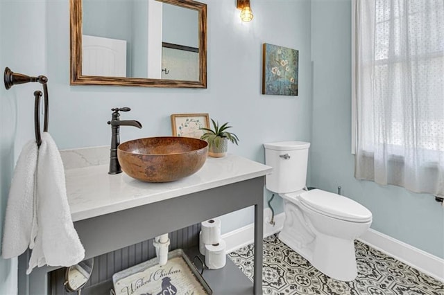 9425 NE 188th St, Trimble, MO 64492 - bathroom with vanity, plenty of natural light, and tile patterned flooring