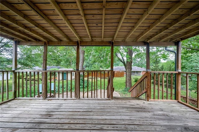 15609 E 43rd St S, Independence, MO 64055 - view of wooden deck