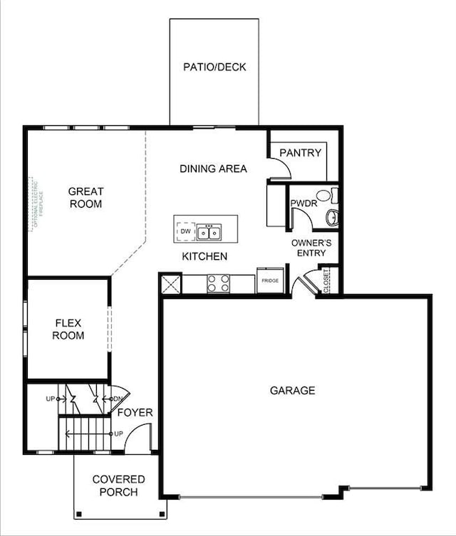411 Woodview Dr, Raymore, MO 64083 - property floor plan