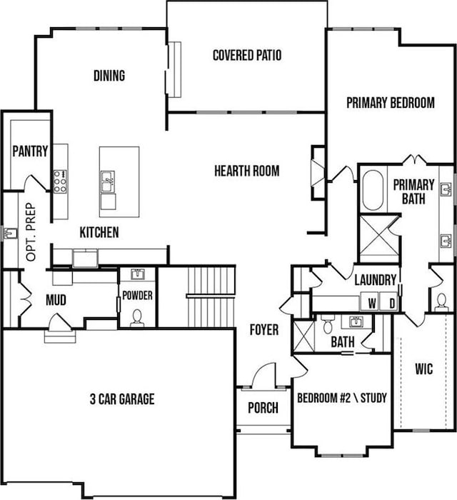 18021 Cody St, Overland Park, KS 66013 - view of floor plan / room layout