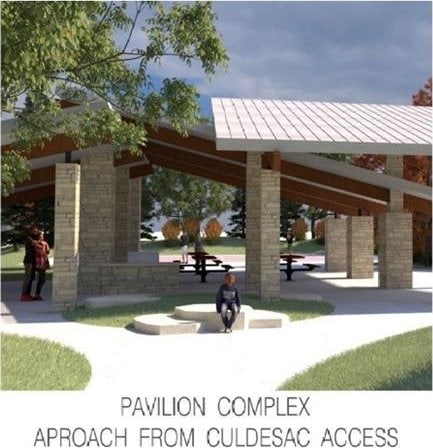 18021 Cody St, Overland Park, KS 66013 - surrounding community with a gazebo