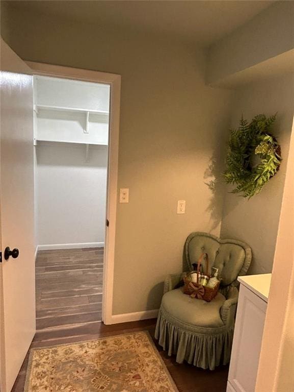 1702 Countryside Dr, Pittsburg, KS 66762 - corridor featuring wood finished floors and baseboards