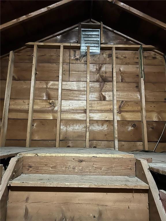 view of attic