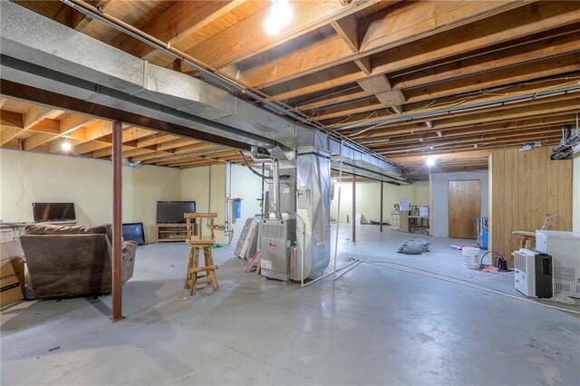 1875 E Mechanic Ave, Independence, MO 64050 - unfinished below grade area with heating unit