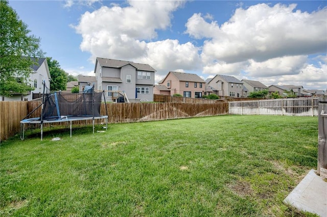 12435 Parkview Ave, Kansas City, KS 66109 - view of yard featuring a residential view and a trampoline