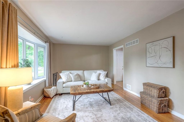 6109 W 54th Ter, Mission, KS 66202 - living room with light wood-type flooring and baseboards